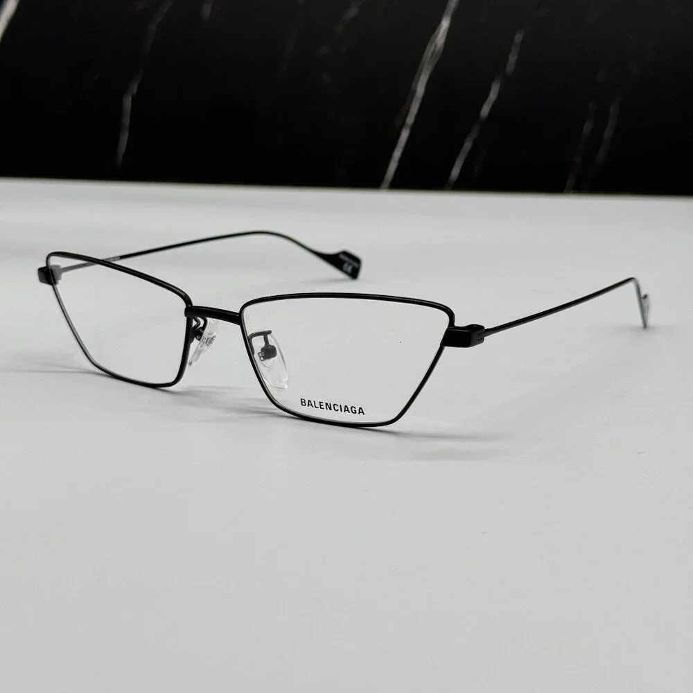 NEW BALENCIAGA BB0091O 001 CAT EYE BLACK WOMEN EYEGLASSES BALENCIAGA